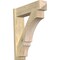 Ekena Millwork Balboa Rough Sawn Arts and Crafts Outlooker, Douglas Fir, 8"W x 32"D x 36"H OUT08X32X36BOA03RDF - alternate 1